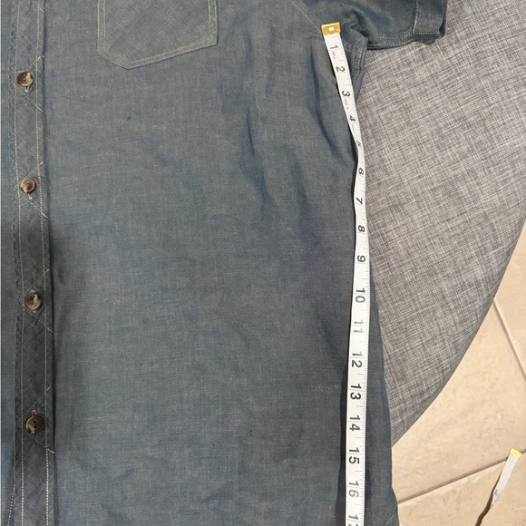 The North Face Men's Vintage Blue Casual Shirt - Picture 7 of 9